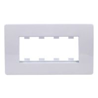 Каркас в сборе с рамкой под 4 модуля VIVA (для монтажа ЭУИ в коробки код 10143)