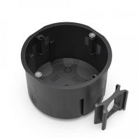 Коробка установочная 60-0710-9005СП двухкомпонентная для сплошных стен чёрная 68х47 (210шт/кор)