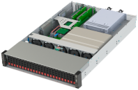 НТ "Яхонт-УВМ Б41"(НИКА.466533.347) 2U Rack, 4хЭльбрус 8СВ, 16х16GB DDR4 ECC, 1хSATA SSD 960GB, 1хSAS HDD 2.4TB, RAID with bat., 3x1G, AMD Radeon R7 240, 1хBMC, Eth 2х1Gbe RJ45, БП (1+1) 1600W, Rails.