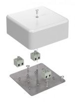 Коробка огнестойкая для кабель-канала 40-0470-FR2.5-6 Е15-Е60 (латунь) RAL9003 103х103х45 (22 шт/кор)