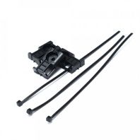 Комплекты крепления площадка для прямого монтажа чёрная со стяжкой 3,6х150 мм (100шт/1500шт уп/кор)