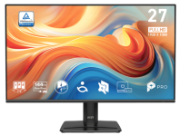 MSI PRO MP271 E14A 27" 16:9 FHD(1920x1080), IPS Flat, 4ms(GTG), 1500:1, 100M:1, 300nits, 178/178, HDMI 2.0, DP 1.4a, VGA, Speaker, Tilt, 144HZ, Black, 1y war-ty
