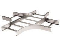 Х-ответвитель 50х200, R900, в комплекте с крепежными элементами и соединительными пластинами, необходимыми для монтажа, горячецинкованный