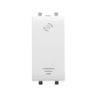 Диммер кнопочный модульный для LED ламп, Avanti, белое облако, 1 модуль