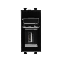 USB 2.0 розетка модульная, тип А-А, Avanti, черный квадрат, 1 модуль