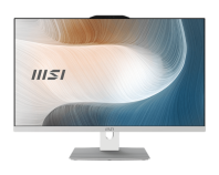 MSI Modern AM272P 1M AiO 27" FHD (1920x1080)IPS AG Non-touch, Core i7-150U (1.8GHz), 16GB DDR5(2x8GB),512GB SSD M.2,Intel UHD,WiFi,BT,camera,WirelessKB&mouse Eng/Rus,NoOS,1y w-ty,White