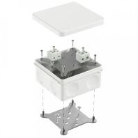 Коробка огнестойкая для о/п двухкомпонентная 60-0300-FR6.0-4 Е15-Е120 RAL9003 100х100х50 (14 шт/уп)