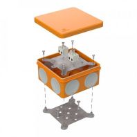 Коробка огнестойкая для о/п двухкомпонентная 60-0300-FR2.5-4 Е15-Е120 RAL2003 100х100х50 (14 шт/кор)