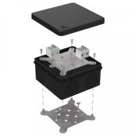 Коробка огнестойкая для о/п двухкомпонентная 60-0300-FR6.0-4 Е15-Е120 RAL9005 100х100х50 (14 шт/кор)