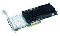 LR-Link NIC PCIe x8, 4 x 10G SFP+, Intel 82599ES chipset (FH+LP)