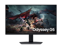 Samsung 27" Odyssey G5 G50D S27DG502EI IPS 16:9 2560x1440x180Hz 1ms 350cd 1000:1 178/178 HDMI DP HAS Pivot Tilt Swiv VESA Black