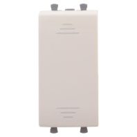 Выключатель модульный, Avanti, ванильная дымка, 1 модуль