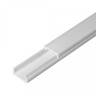 Кабель-канал белый 2-й замок 20х10 мм (180м/уп)