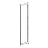 Рама поворотная центрированная 44U для 19" оборудования для корпусов CQE & CQE N, ВхШ 2200х600 мм