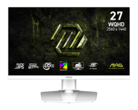 MSI MAG 274QRFW E20 27" 16:9 WQHD(2560x1440) Rapid IPS Flat, DisplayHDR 400, 0,5msGTG, 1000:1, 100M:1,300nits,2xHDMI 2.0b, DP 1.4a,USB-C,Tilt,Swivel,Height,Pivot,VESA,200Hz,White,1y w-ty