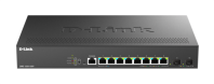 D-Link Управляемый L2 PoE-коммутатор, 8x2.5GBase-T PoE, 2x10GBase-X SFP+, PoE-бюджет 240 Вт, защита от статического электричества до 6 кВ, CLI, консольный порт RJ-45