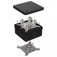 Коробка огнестойкая для о/п двухкомпонентная 60-0300-FR2.5-8 Е15-Е120 RAL9005 100х100х50 (14 шт/кор)