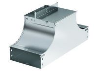 Т-Ответвитель вверх (плоский) TSS 200/80 в комплекте с крепежными элементами и соединительными пластинами, необходимыми для монтажа, горячеоцинкованный