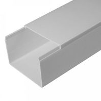 Кабель-канал серый RAL 7035 2-й замок 80х60 мм (18м/уп)