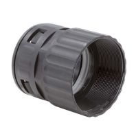 Муфта с внутренней резьбой DN 48 мм, М63х1,5, полиамид, цвет черный