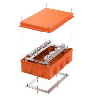 Коробка огнестойкая для о/п 40-0330-FR6.0-4-16-Р Е15-Е60 RAL2003 260х175х90 (7 шт/кор)
