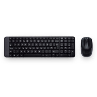 Logitech Wireless Desktop MK220 (Keybord&mouse), USB, Black, Rus/Eng, [920-003169]