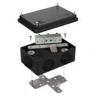 Коробка огнестойкая для о/п 40-0340-FR6.0-6 Е15-Е120 RAL9005 120х80х50 (20 шт/кор)