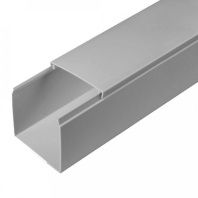 Кабель-канал серый RAL 7035 2-й замок 60х60 мм (24м/уп)