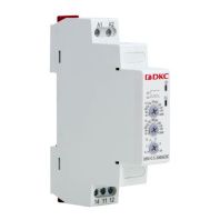 Реле контроля напряжения однофазное, тип DRV, конфигурация контакта 1CO, 110-240В AC/DC