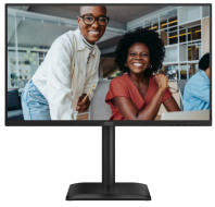 23,8" AOC 1920x1080, WLED, 16:9, IPS, 300 cd, 1500:1, 20M:1, 4ms, 178°/178°, VGA, HDMI, DP, USB hub: USB3.2x4, USB3.2-B, 120Hz, Speak, Tilt, Height, Swivel, Pivot, Internal,  VESA, Black, 3y