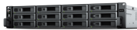 Synology 2U/12bay QC 3,35GhzCPU/8Gb(32)/RAID0,1,10,5,6/upto 24HDD (1xRX1223RP)/2xUSB3.2/1xMini-SAS/2xGigEth/2x10Geth/1xExpslot/iSCSI/1YW/no rail