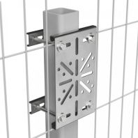 Комплект крепление монтажной пластины к опорам ограждений AISI 304