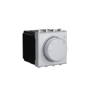 Механизм управления вентиляторами модульный, Avanti, закаленная сталь, 2модуля