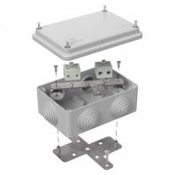 Коробка огнестойкая для о/п 40-0340-FR6.0-4 Е15-Е120 RAL7035 120х80х50 (20 шт/кор)