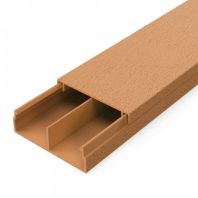 Кабель-канал бук 2-й замок 30х10 мм с перегородкой (64м/уп)