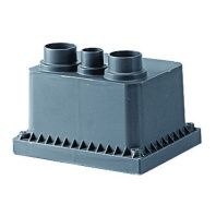 Смотровой переходной колодец с крышкой для двустенных труб, 225х175х145мм