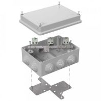 Коробка огнестойкая для о/п 40-0310-FR2.5-6 Е15-Е120 RAL7035 150х110х70 (6 шт/кор)