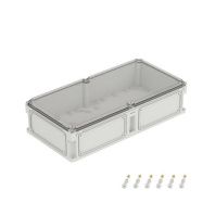 Корпус RAM box без МП 600х300х146 мм, с фланцами, прозрачная крышка высотой 21 мм, IP66/IP67