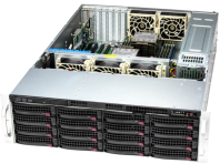Supermicro SuperStorage 3U Server 631E-E1CR16L no CPU(2) 5th/4th gen(MCC carrier)/TDP270/no DIMM(16)/16x3.5/2.5 SATA/SAS/2x10GbE/2x1200W/SFT-DCMS-Single
