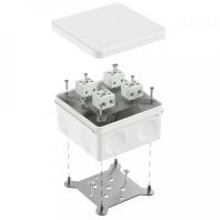 Коробка огнестойкая для о/п двухкомпонентная 60-0300-FR6.0-8 Е15-Е120 RAL9003 100х100х50 (14 шт/уп)