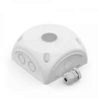 Коробка распределительная 60-0500-9003-КВ для видеокамер двухкомпонентная безгалогенная (HF) белая 100х100х50 с кабельным вводом