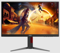 23,8" AOC Gaming 1920x1080 WLED 16:9 IPS 300cd, 1000:1, 80M:1, 1ms, 178°/178°, 2xHDMI, DP, 200Hz, Speakers, Tilt, Height, Swivel, Pivot, VESA, Internal, Black/Red, 3y