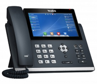 YEALINK SIP-T48U, 16 аккаунтов, цветной сенсорный экран 7" 800х480, 2 порта USB, BLF,  PoE, GigE, без БП, шт