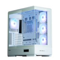 ZALMAN P50 DS, ATX, WHITE, WINDOW, 2x3.5", 3x2.5", 1xUSB TYPE-C, 2xUSB3.0, SIDE 3x120mm ARGB, REAR 1x120mm ARGB
