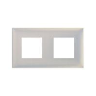 Рамка 2 поста (4 мод.), Avanti, белый жемчуг