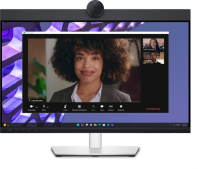 Dell 27"    P2724DEB Conferencing Monitor; S/BK (IPS;16:9;350 cd/m2;1000:1;5ms; 2560x1440x60Hz;DP;DPout;HDMI;USB-C(90W);USB-C(15W)4xUSB;RJ45;Wcam 2K;2xmcr;Spk 2x5W;Tilt;Swiv;HAS;Piv;VESA)