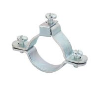 Хомут заземления для труб 63 мм (2"), оцинкованная сталь