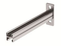 Консоль двойная, 41х21 мм, осн.400 мм, горячеоцинкованная