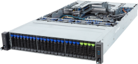 Gigabyte Server Platform R283-S92 / 2U / 2xIntel (Gen 4/5) / 2xHS / 32xDIMM / 4xSFF NVMe/SATA/SAS + 20xSFF SATA/SAS + 2xSFFSATA/SAS / 2x1GbE / 2xOCP 3.0 / 6xFHHL + 2xLP / 2x2000W / Rails