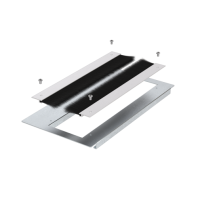 Пластина для глубины 400, с щеткой RAM block